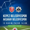 Kepez Belediyespor- Aksaray Belediyespor maçı