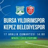 Kepez Belediyespor- Bursa Yıldırımspor karşılaşması